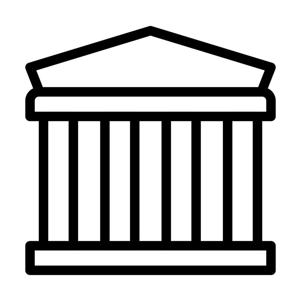 Parthenon Icon Design vector