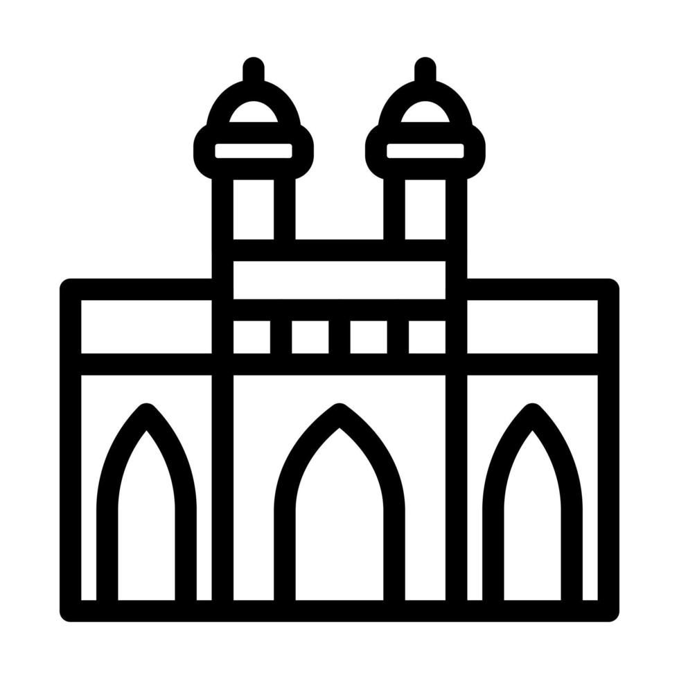 Gateway Of India Icon Design vector