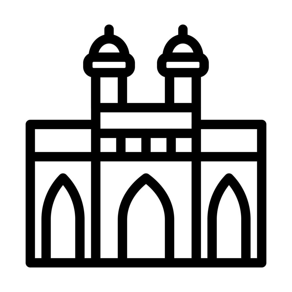 Gateway Of India Icon Design vector