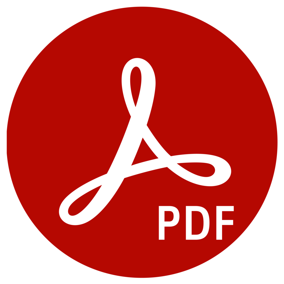 Adobe acrobat reader icon png