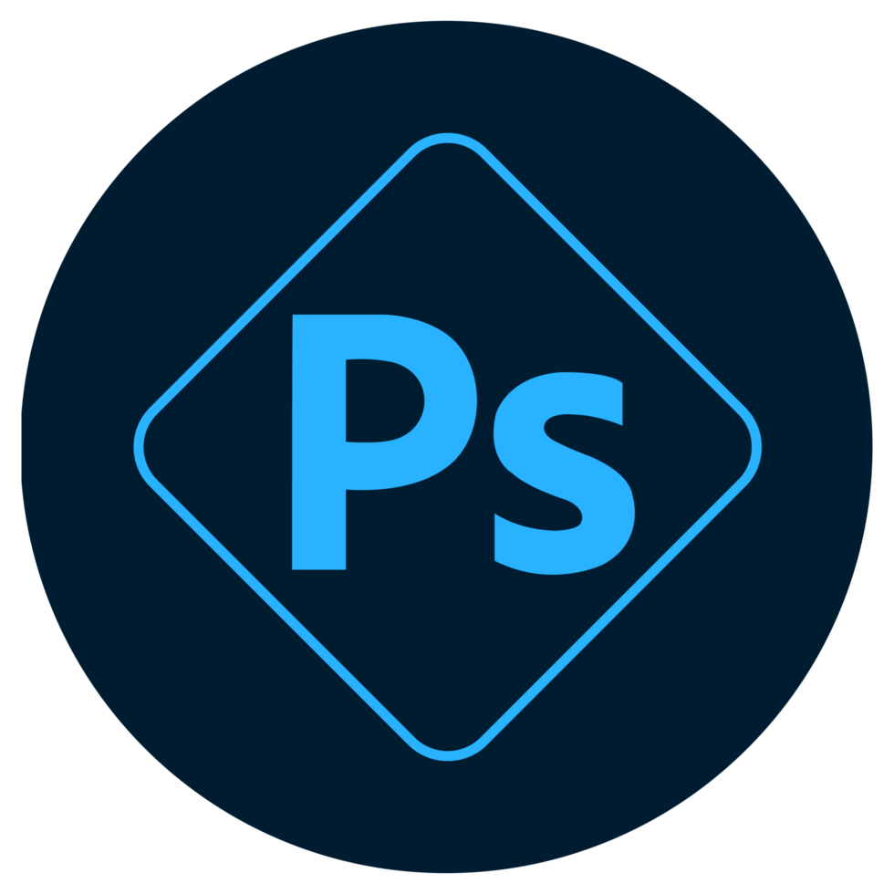 Adobe photoshop uitdrukken editor icoon png