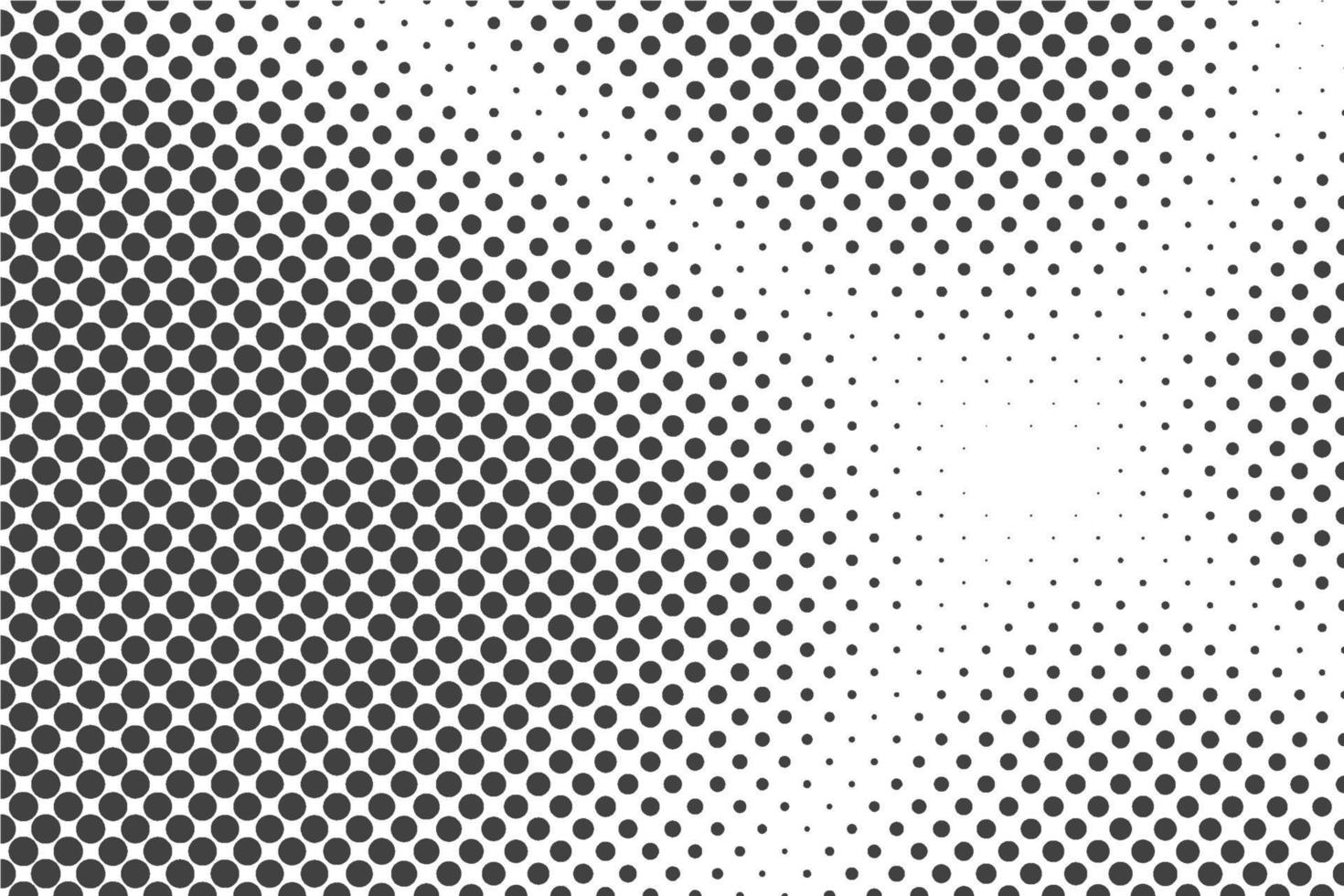 Halftone dotted background. Retro mirror texture. Monochrome gradation effect. Vector pattern