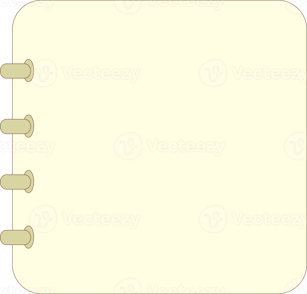 schattig schrijfbehoeften papier planner, logboek, dagboek, kladblok, memo, kleverig Opmerking, herinnering brief bericht decoratie png