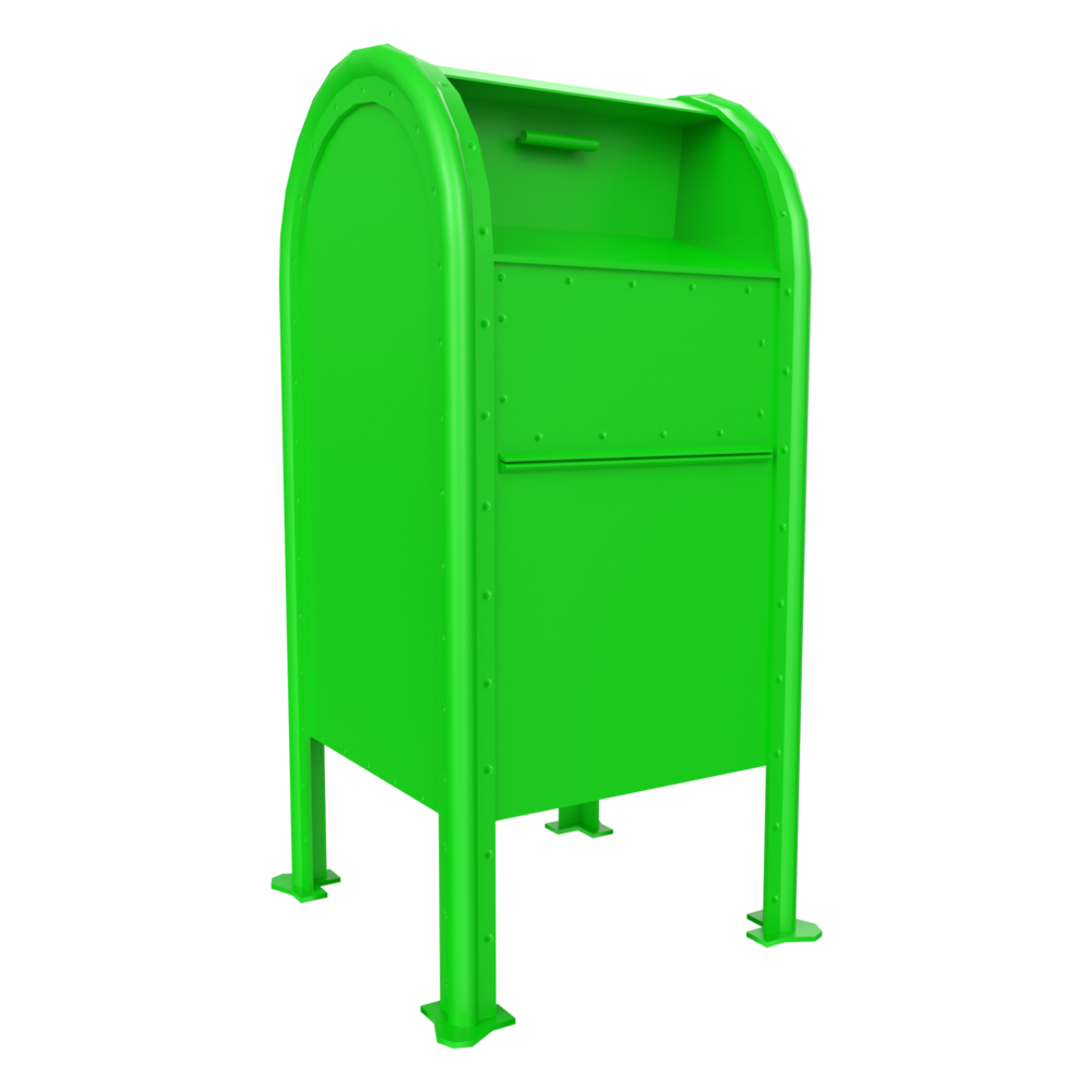 Mailbox isolated on transparent png