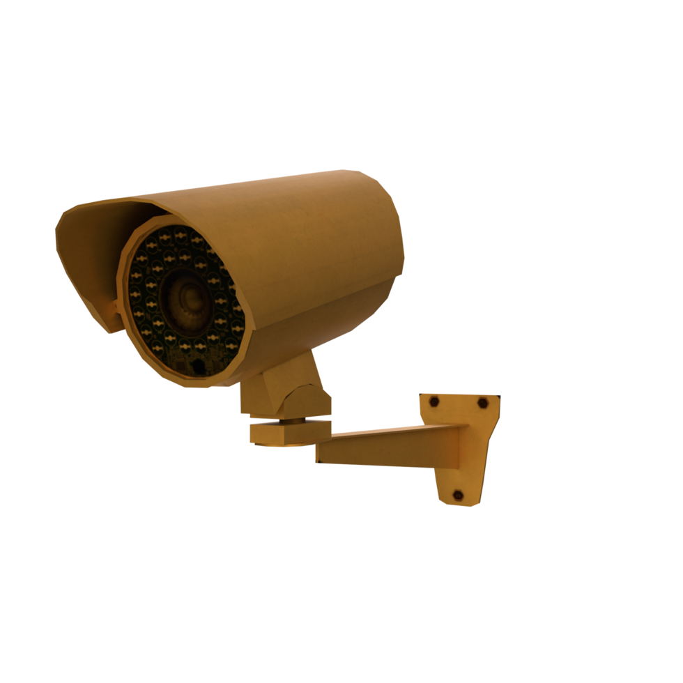 security camera isolated on transparent png