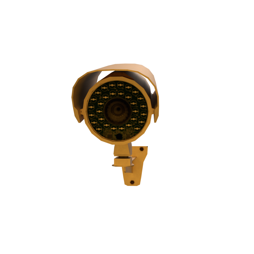 security camera isolated on transparent png