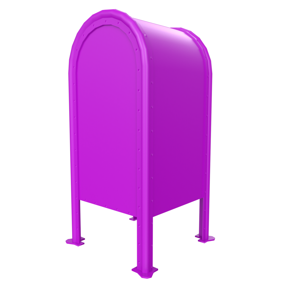 Mailbox isolated on transparent png