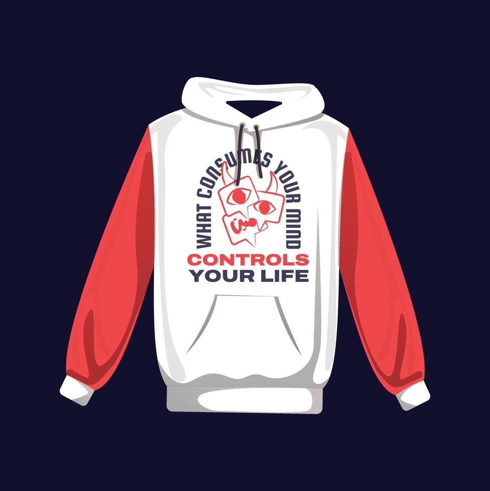 Mind control t-shirt design vector art