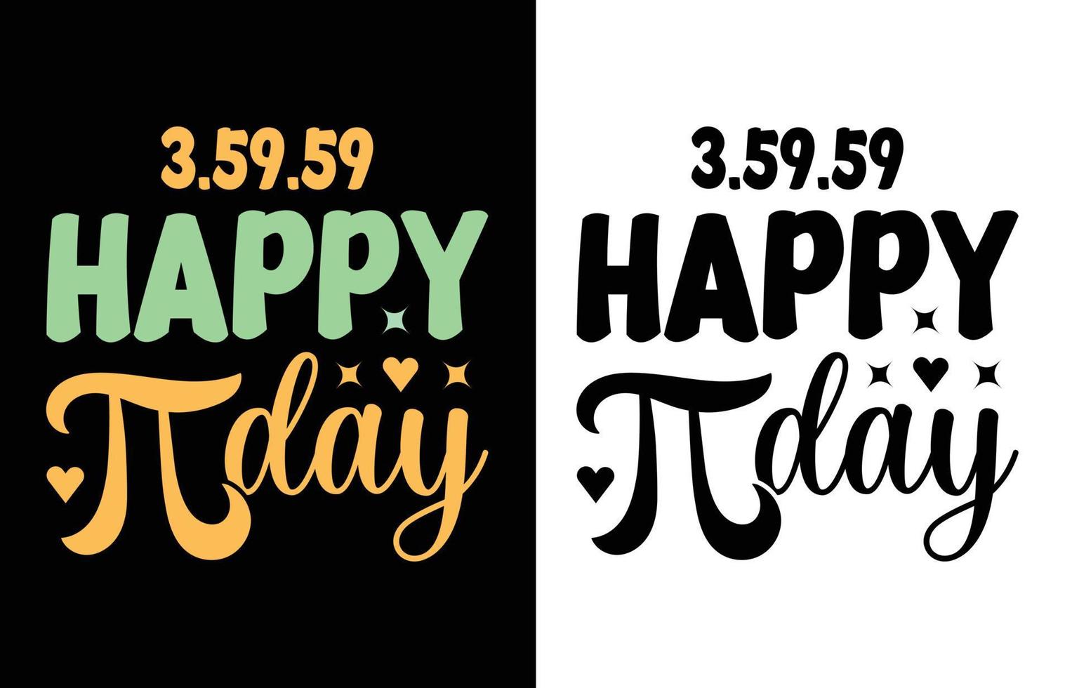 Happy pi day  t shirt design vector