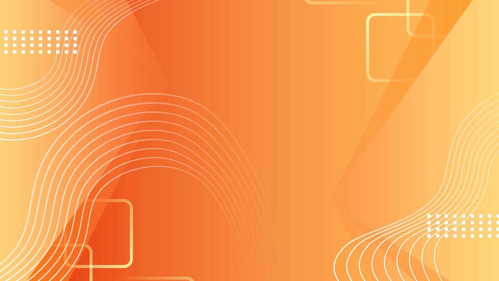 Abstract background template with orange and yellow gradient texture. vector