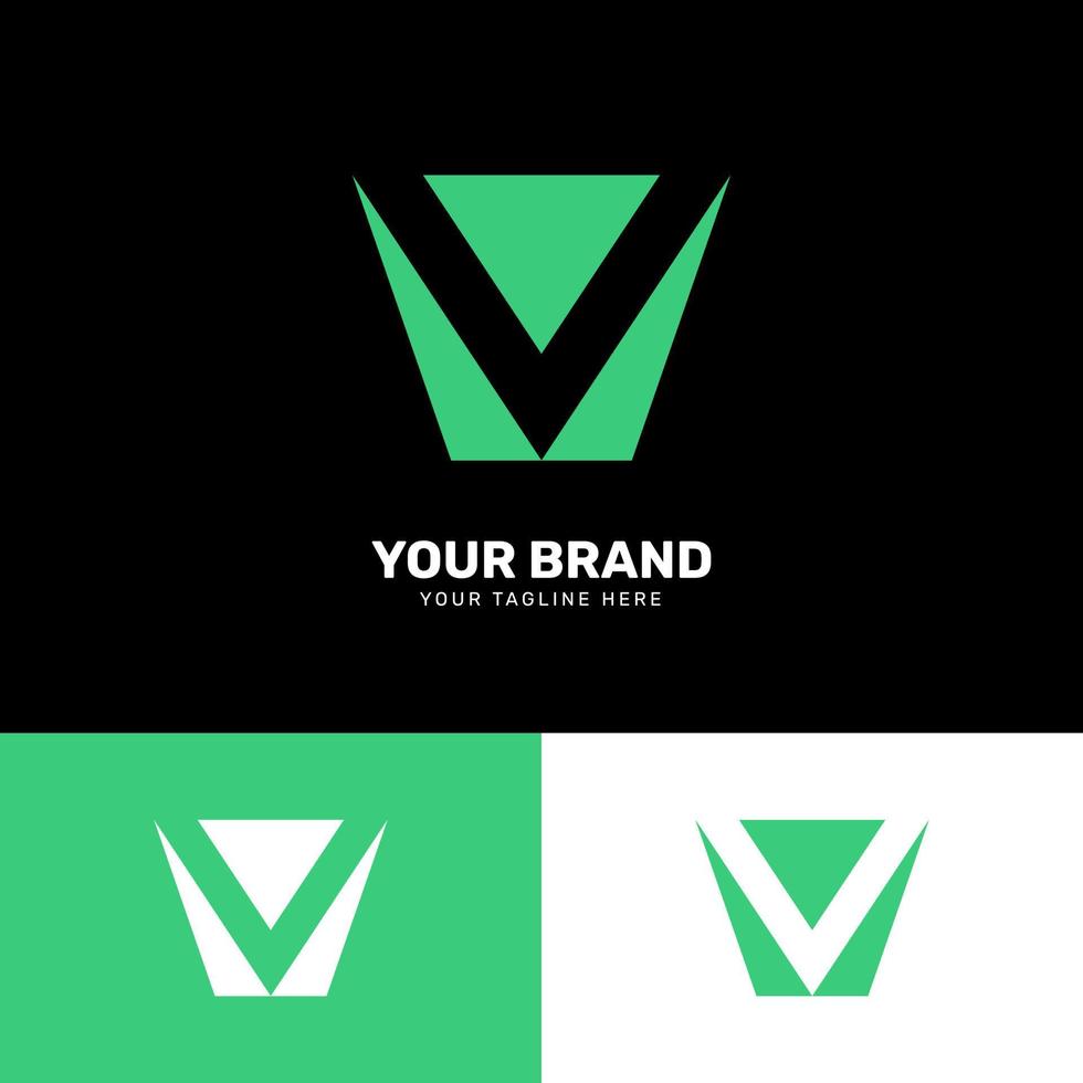 diseño de logotipo único moderno minimalista simple vector