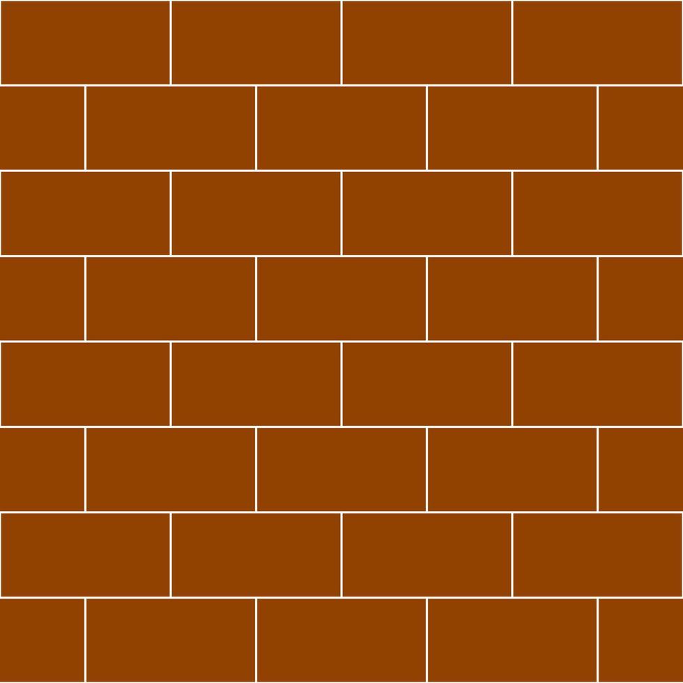 Block brick wall seamless pattern color texture background. vector
