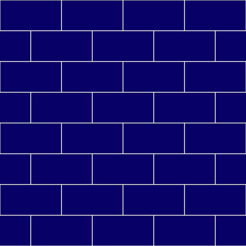 Block brick wall seamless pattern color texture background. vector