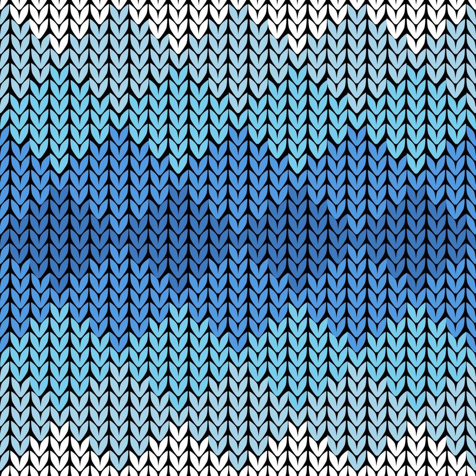 Seamless zigzag knitting pattern vector