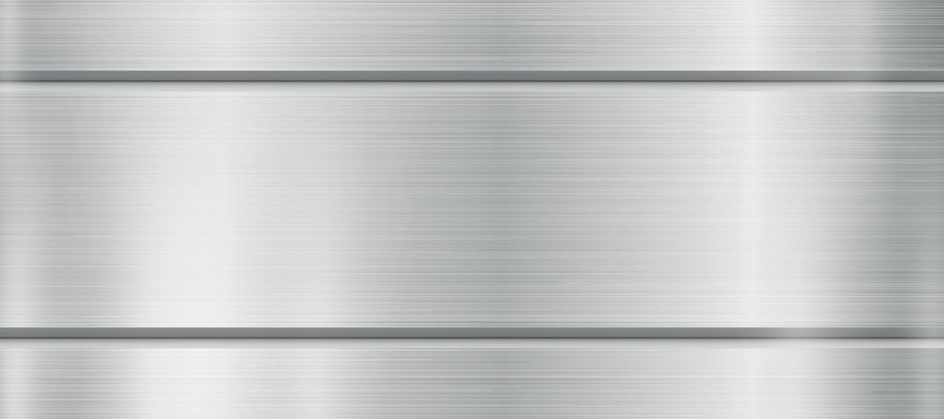 Silver galvanized texture, aluminum background web template - Vector