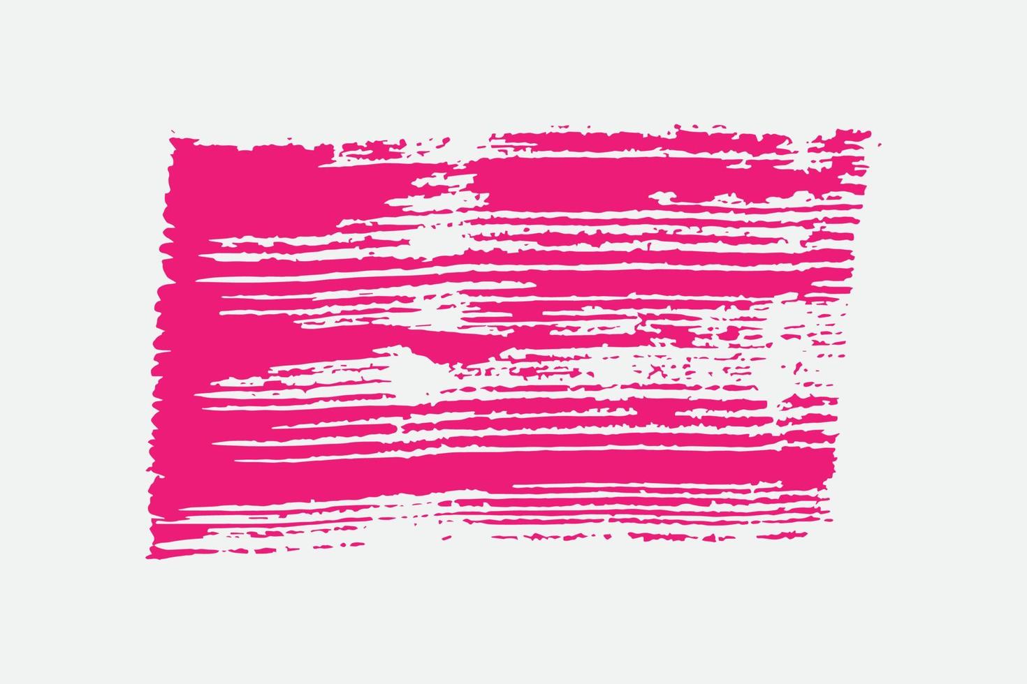 grungy straight brush stroke set, Colorful brush effect, dirty brush effect set vector