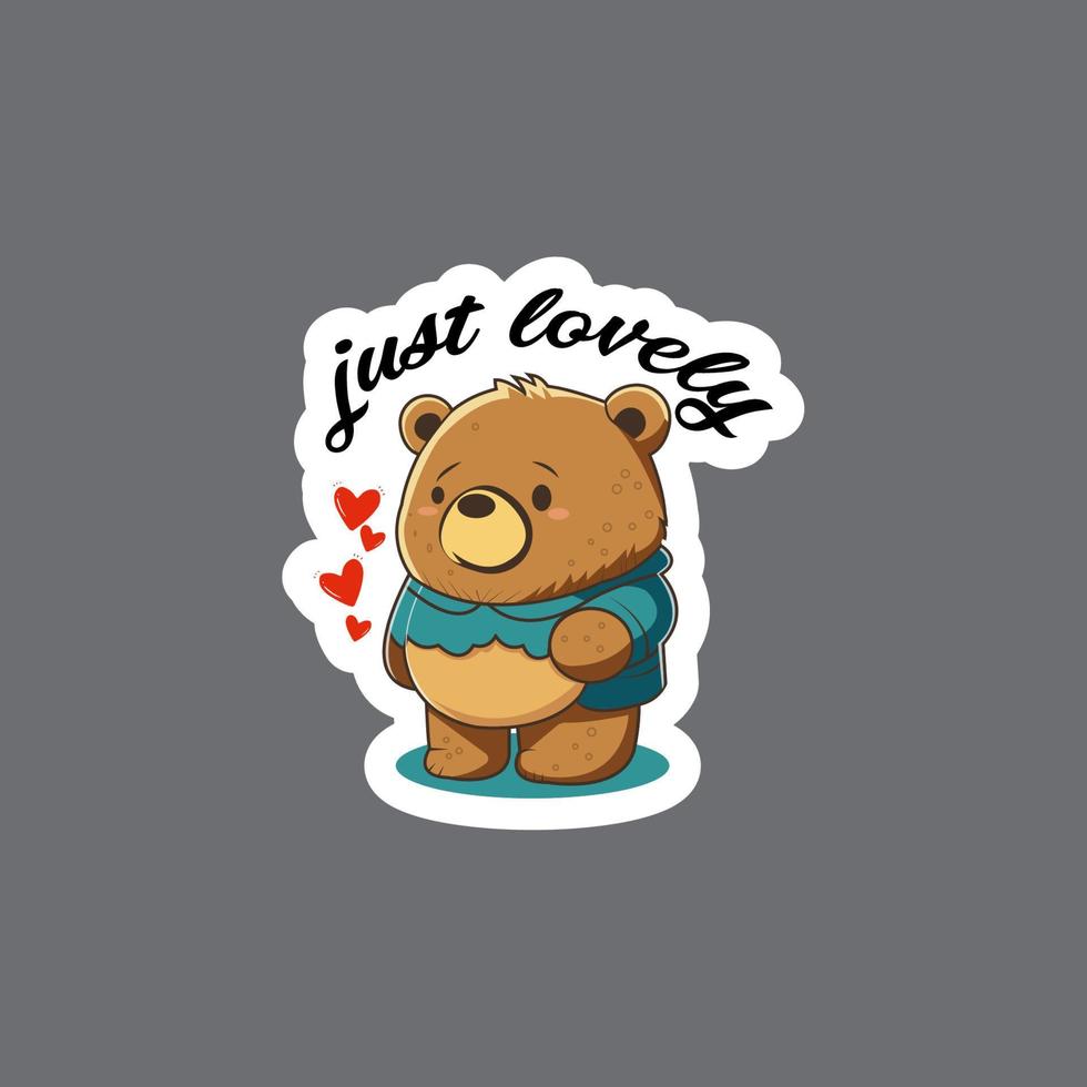 Sticker and t shirt design vector