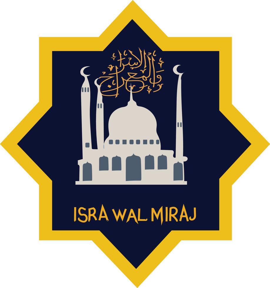 Isra miraj vector