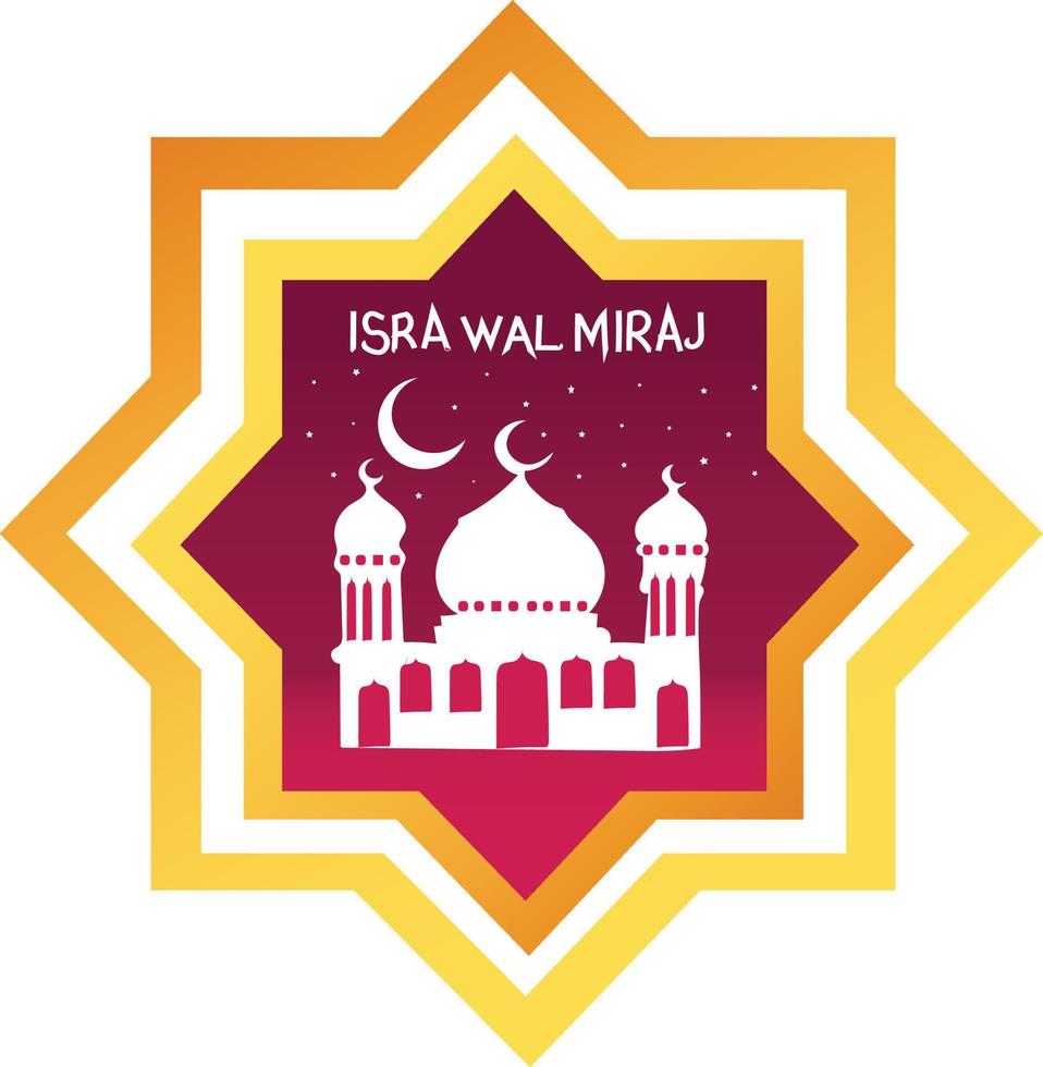 Isra miraj vector