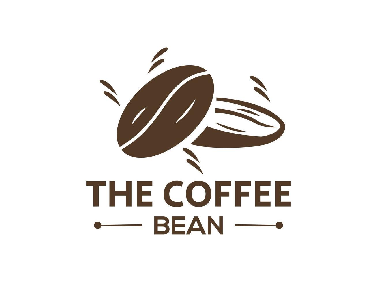 vector de diseño de logotipo de café en grano o cafetería