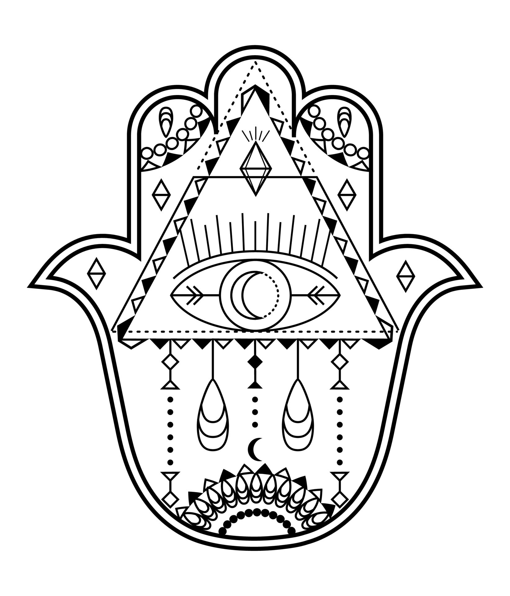 Buy PP TATTOO 1 Sheet Lotus Hamsa Hand Evil Eye Amulet Fashionable Henna  Temporary Tattoos Make up Neck Shoulder Upper arm Thigh Waterproof Stickers  for Men Women Sexy Body Art Online at