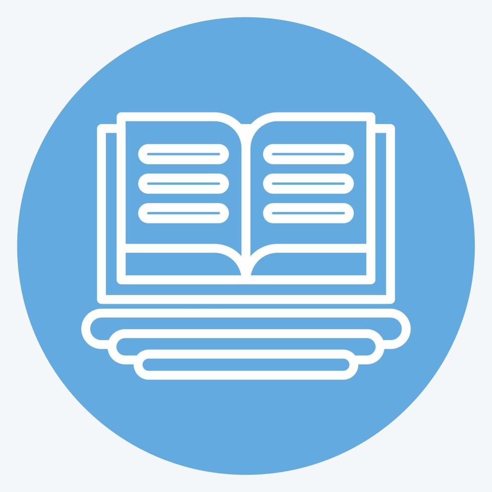 Icon Education For All. related to Education symbol. blue eyes style. simple design editable. simple illustration vector
