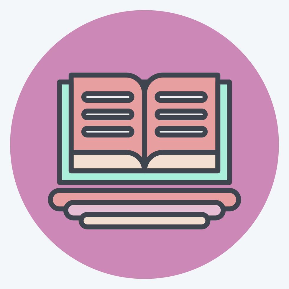 Icon Education For All. related to Education symbol. color mate style. simple design editable. simple illustration vector