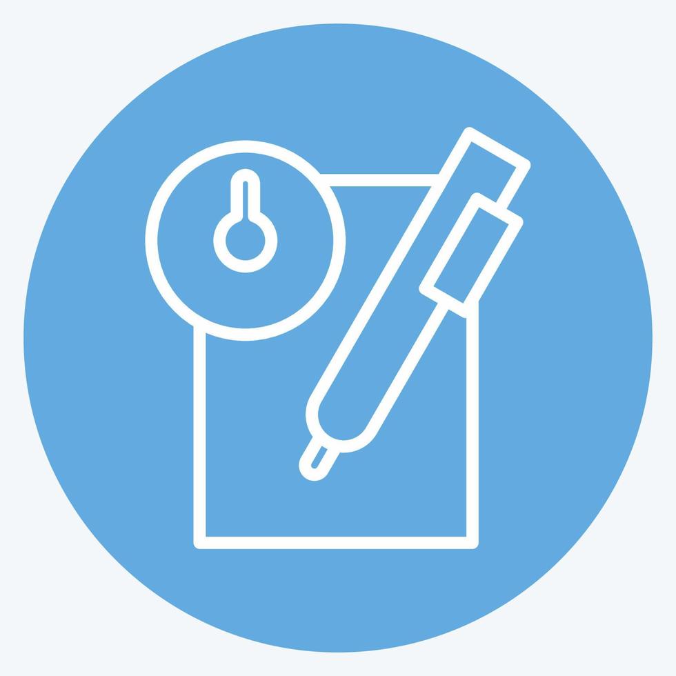 Icon Quiz. related to Education symbol. blue eyes style. simple design editable. simple illustration vector