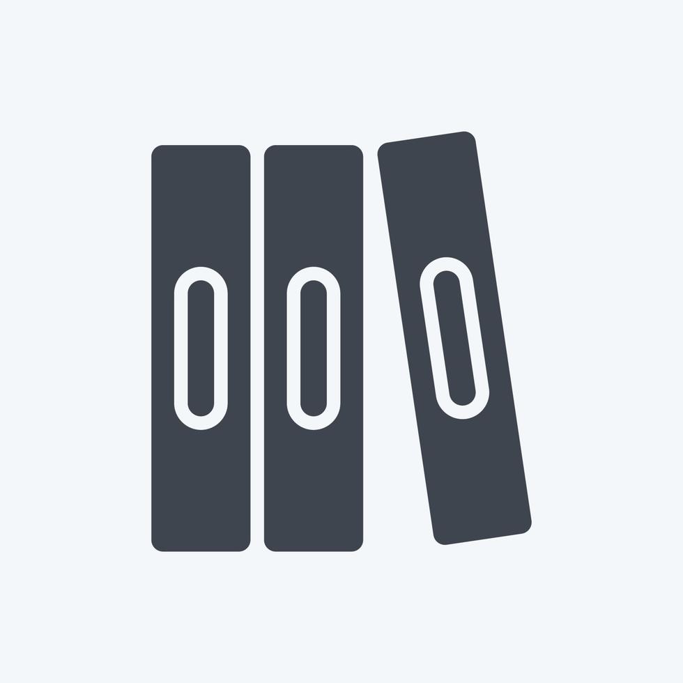 Icon Self Study. related to Education symbol. glyph style. simple design editable. simple illustration vector