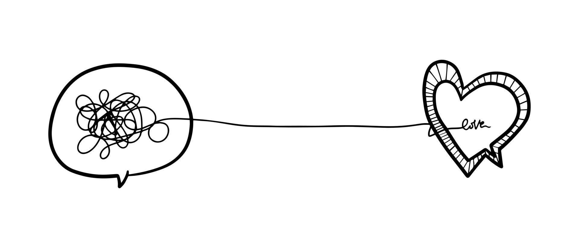 hand drawn of tangle scrawl sketch. Abstract scribble, Vector illustration.