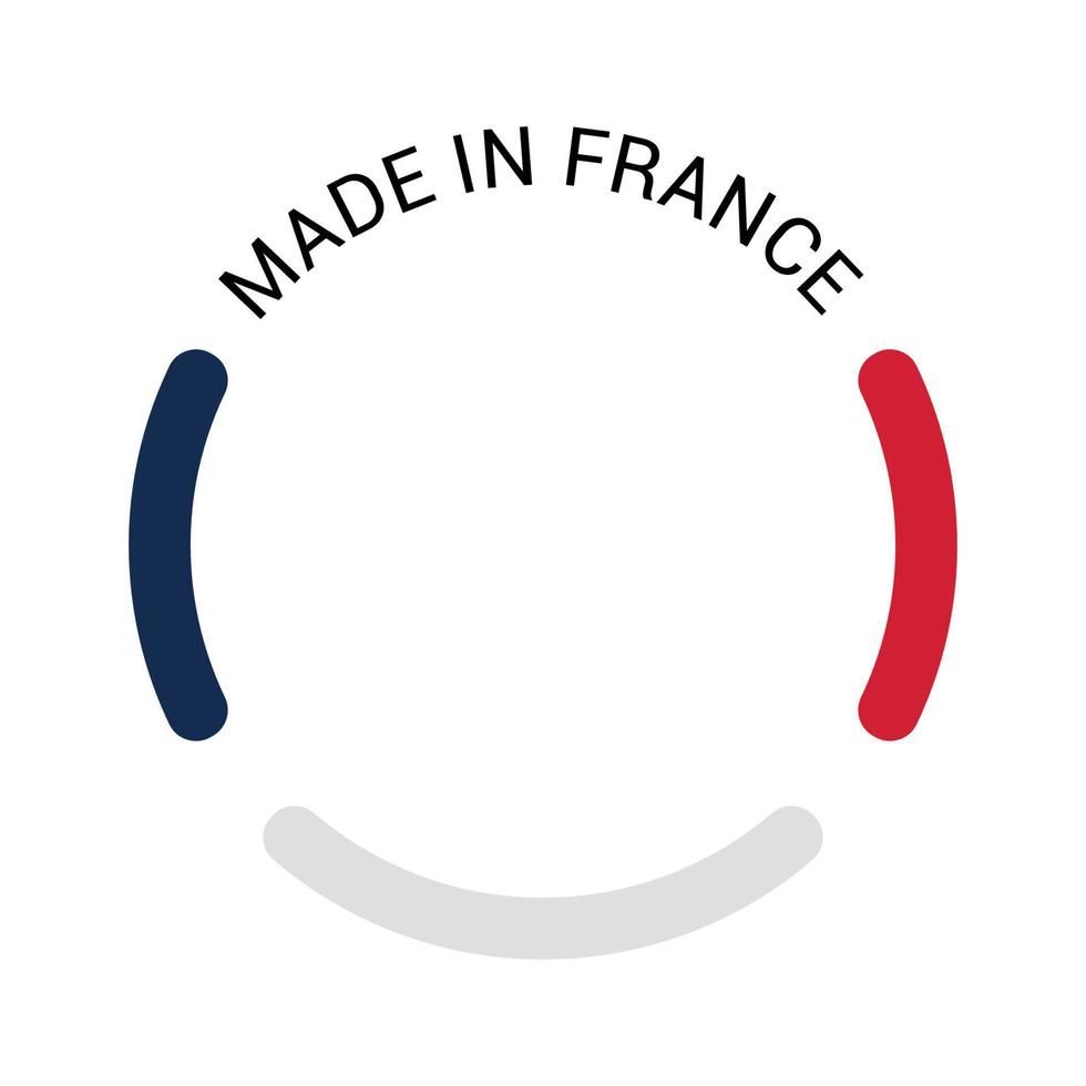 Label of Made in France vector