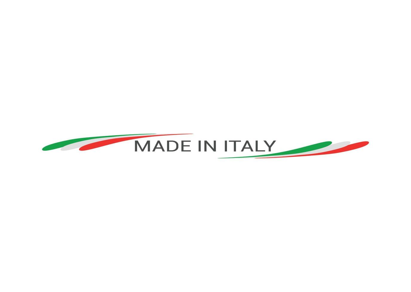 Label of Made in Italy vector