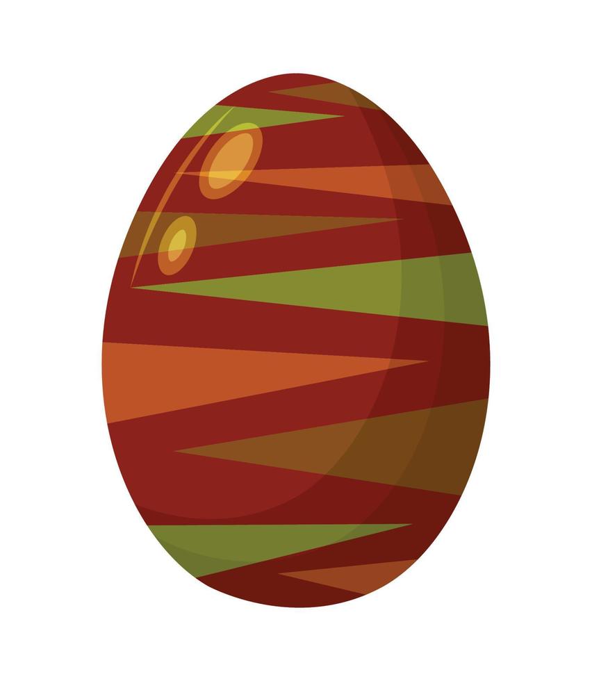 ilustración vectorial del huevo de Pascua vector