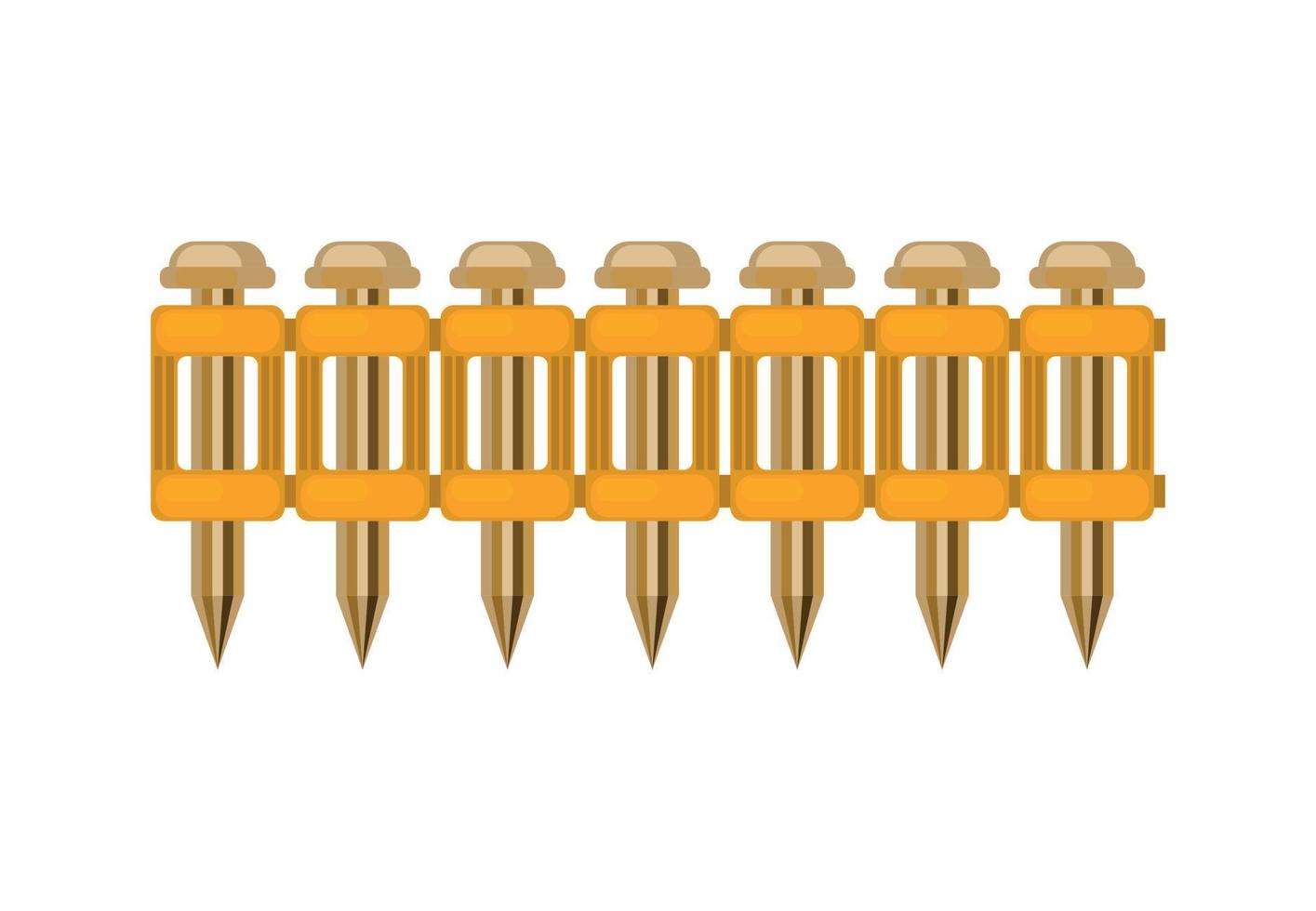 Vector illustration of Nail