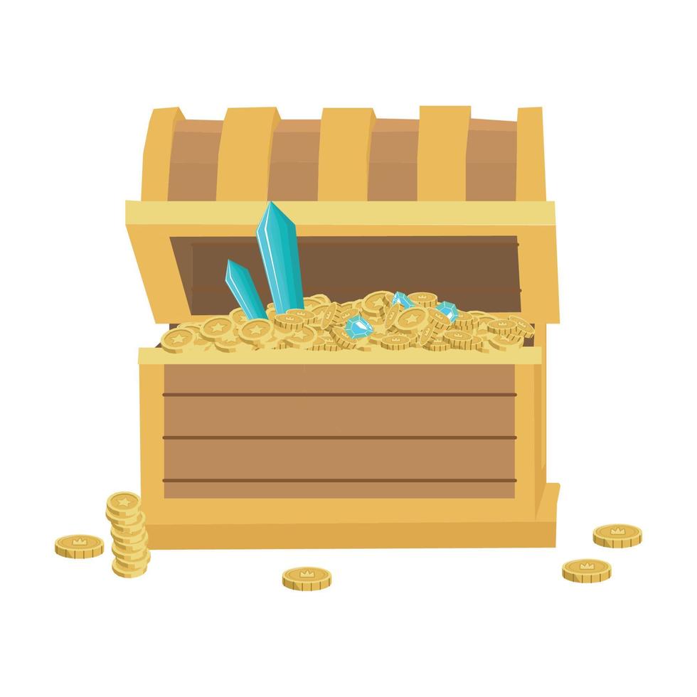 Vector illustration of Treasure Chest