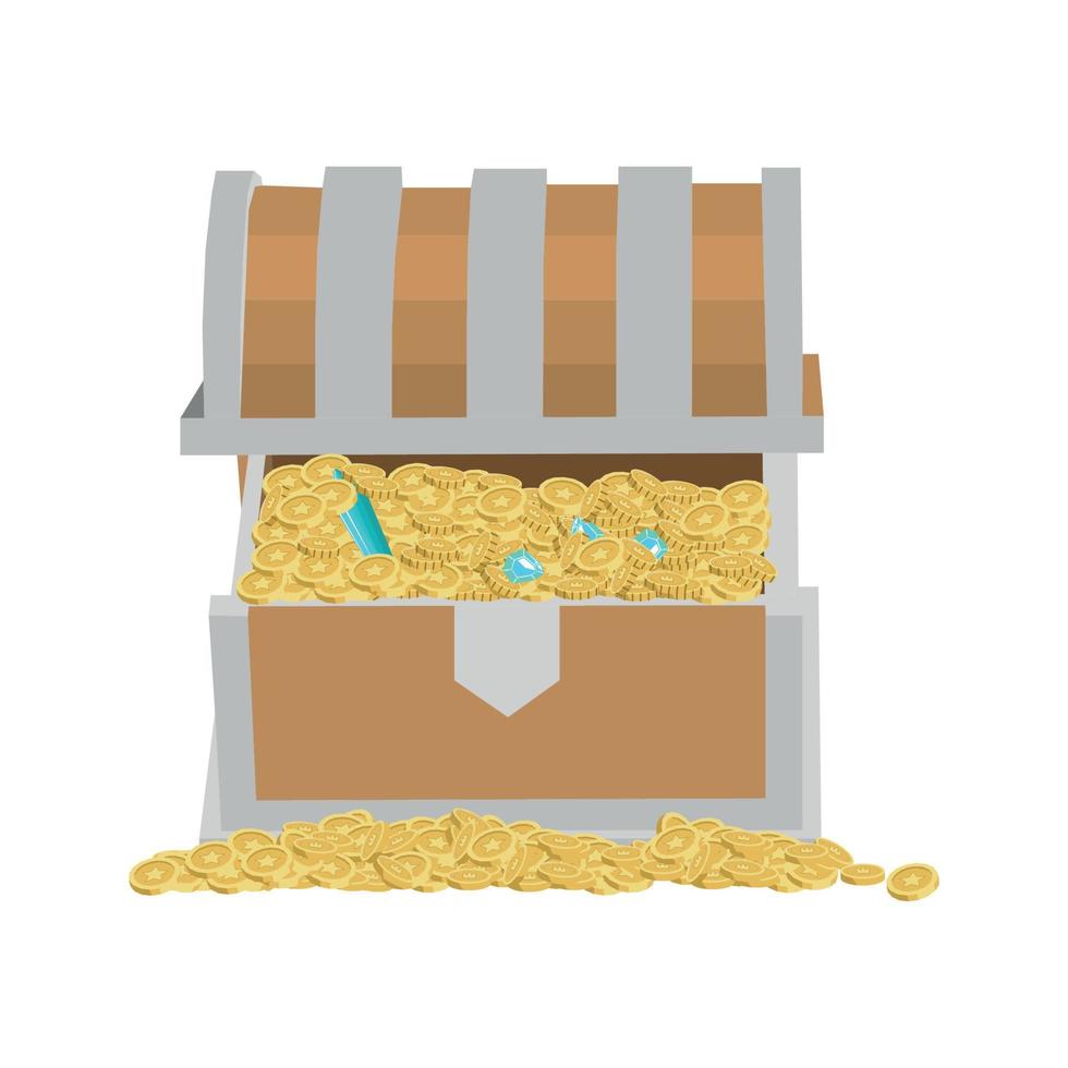 Vector illustration of Treasure Chest