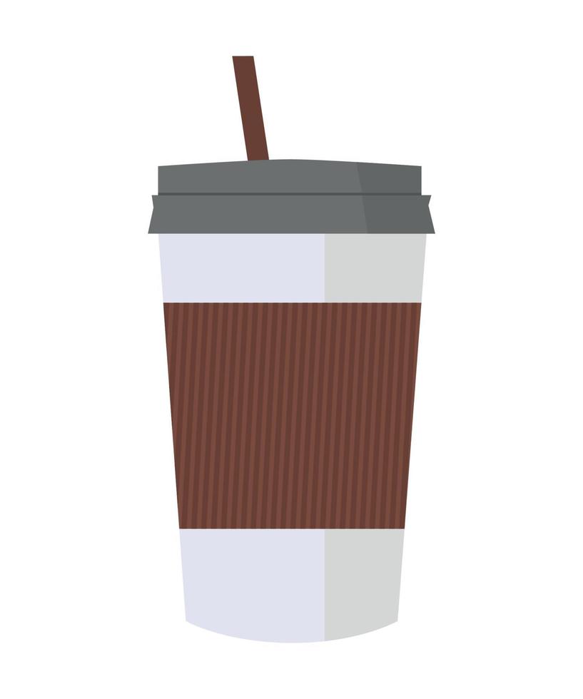 Vector illustration of Disposable Coffee Cup