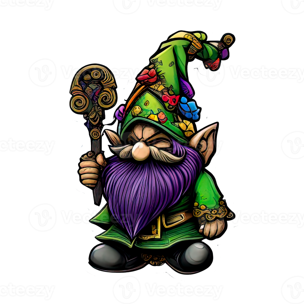 Cute Dwarfs Mardi Gras Carnival Sticker png