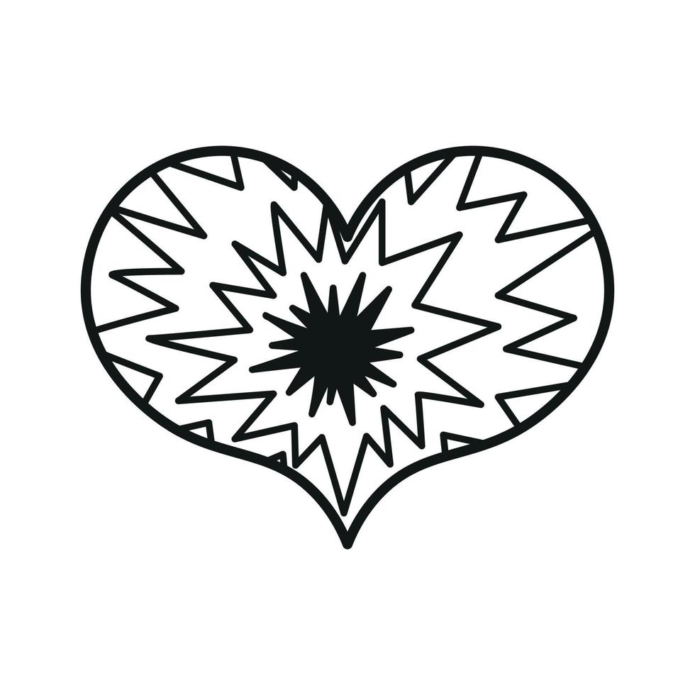 Vector illustration of heart