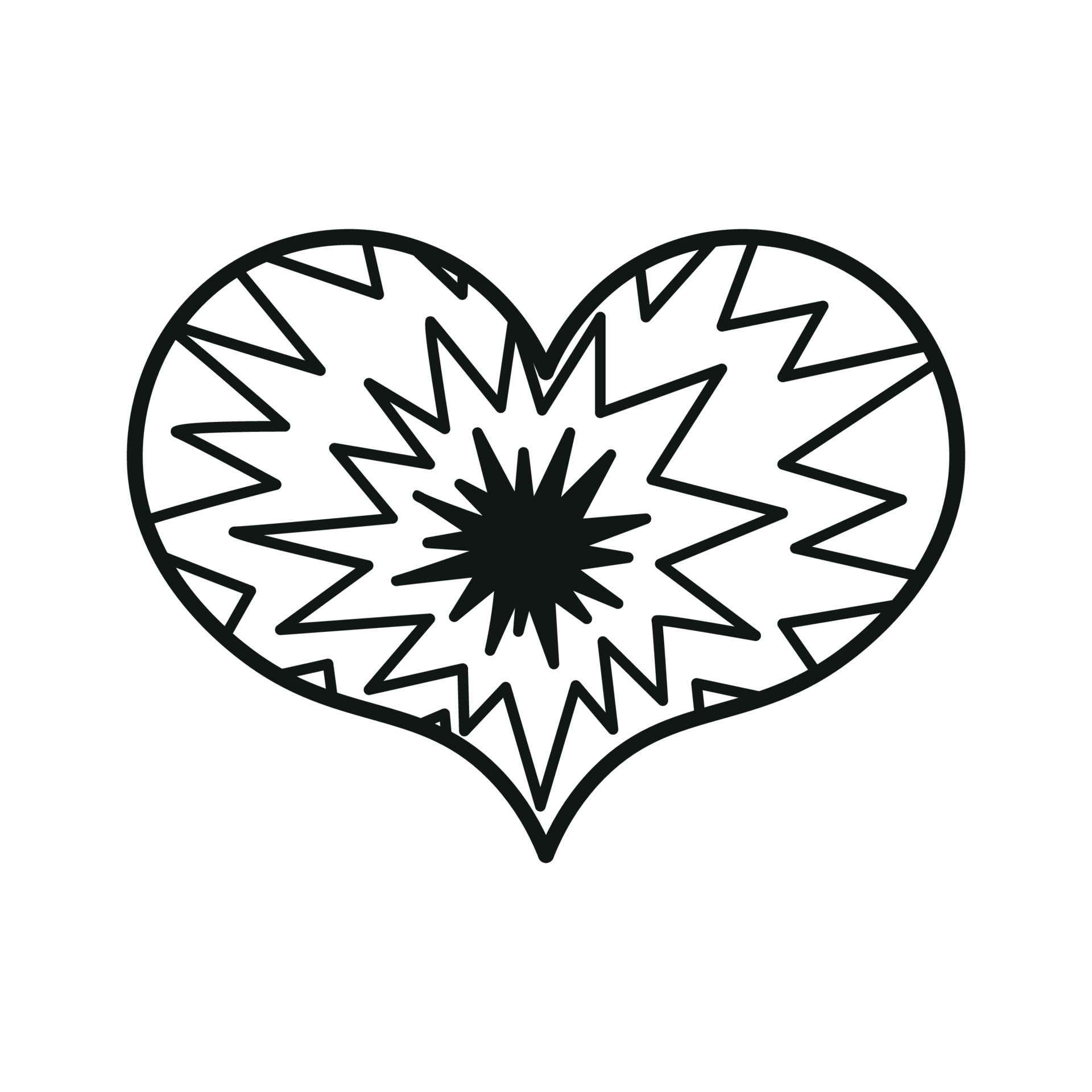 Vector illustration of heart 19019914 Vector Art at Vecteezy