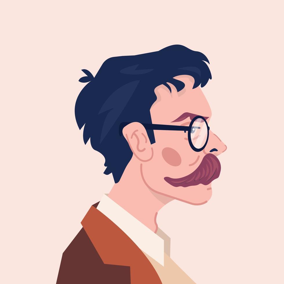 avatar de hombre vector