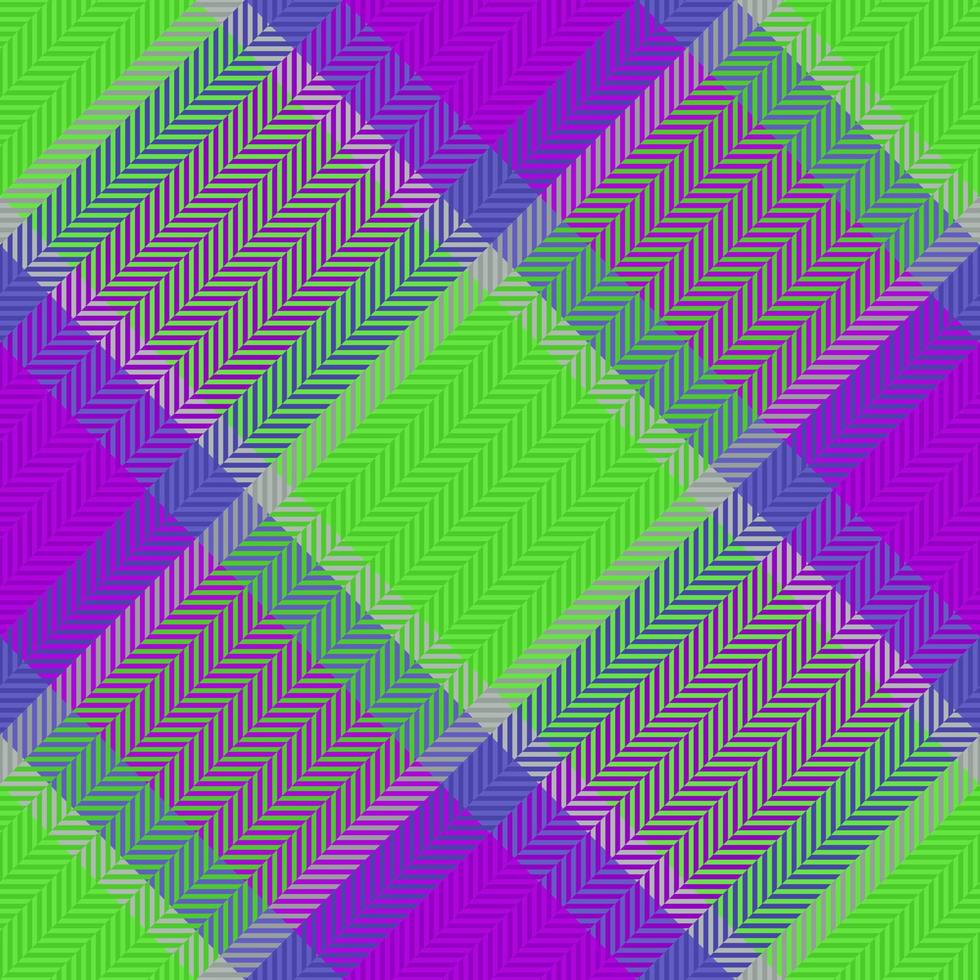 Seamless background vector. Check textile pattern. Fabric plaid tartan texture. vector