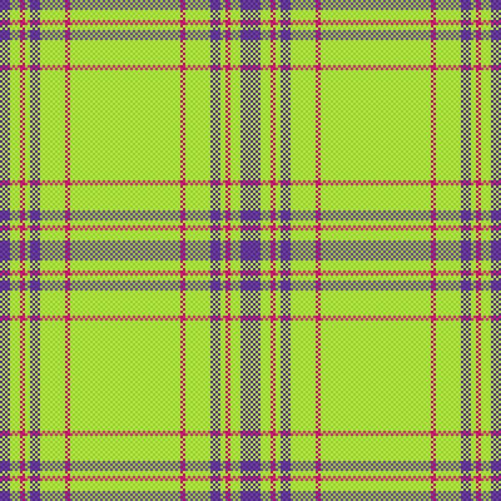Texture vector plaid. Tartan fabric pattern. Textile check background seamless.