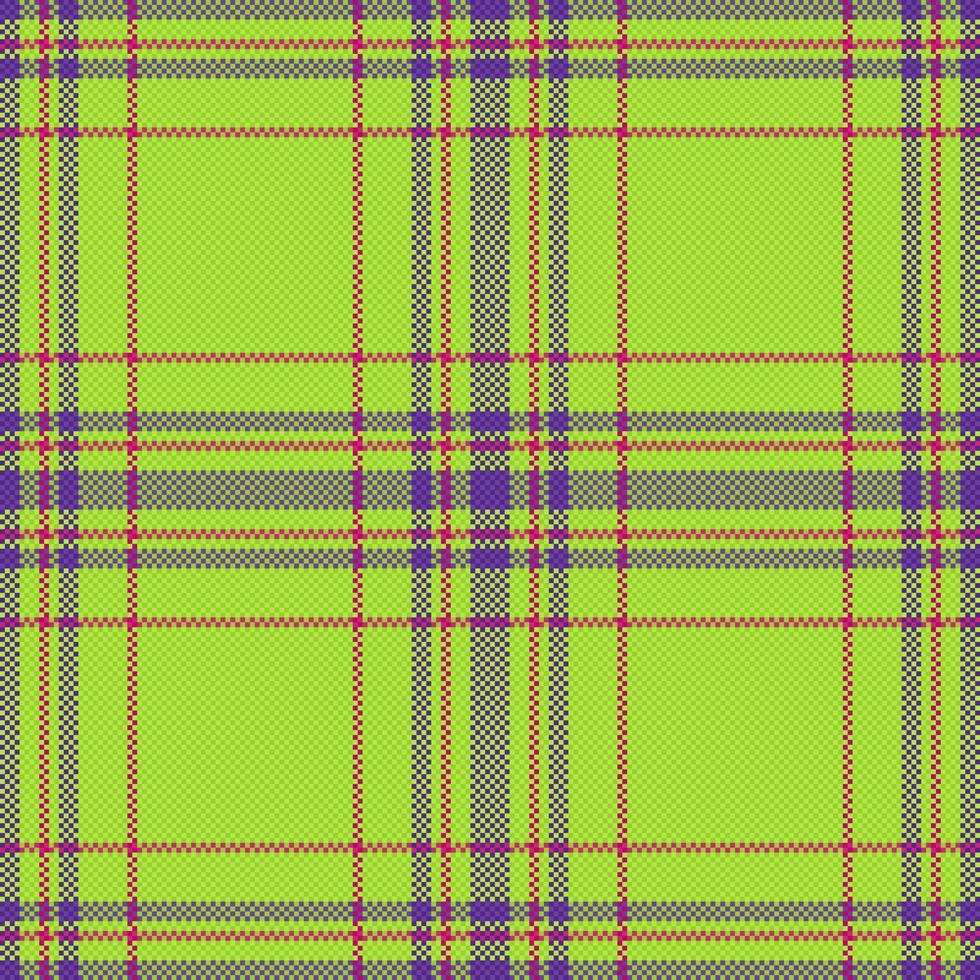 Texture vector plaid. Tartan fabric pattern. Textile check background seamless.