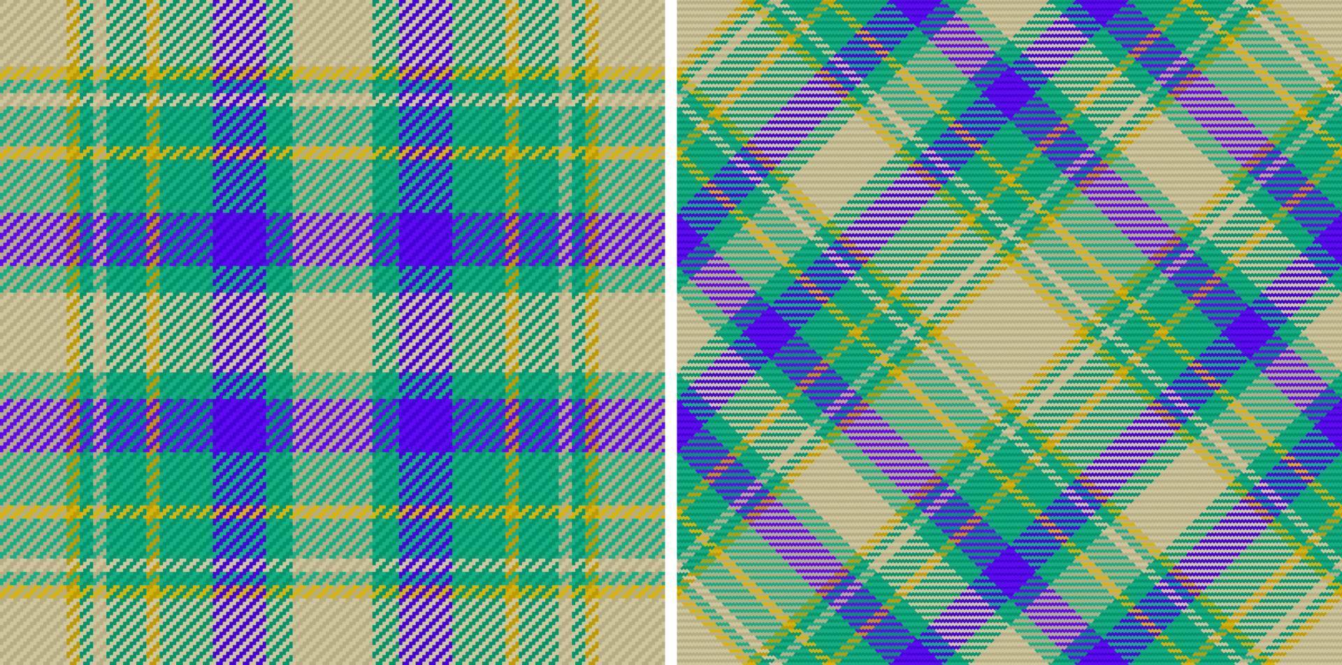 control de textura textil. patrón sin fisuras de fondo. tela escocesa de tartán vectorial. vector