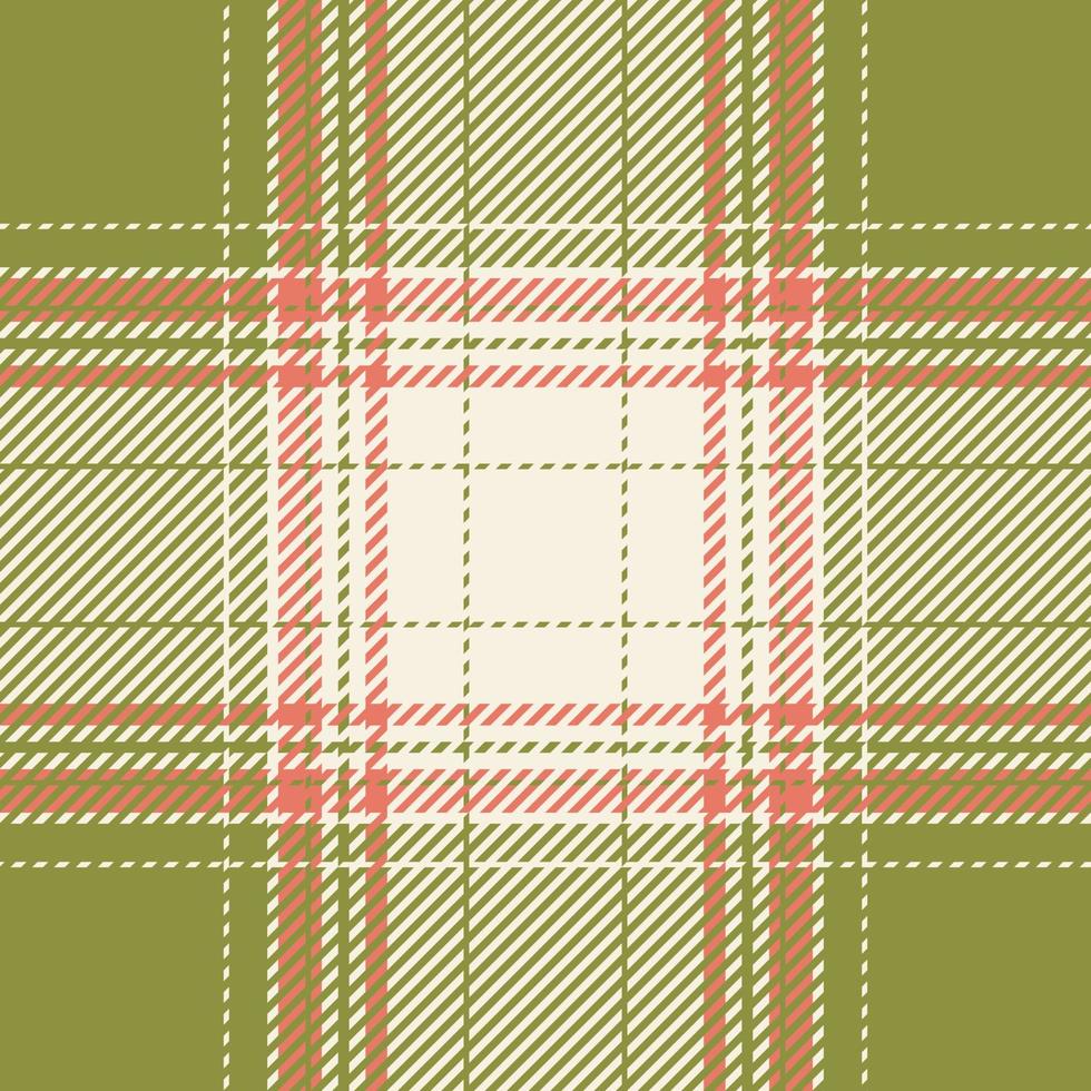 Plaid check pattern. Seamless fabric texture. Tartan textile print. vector