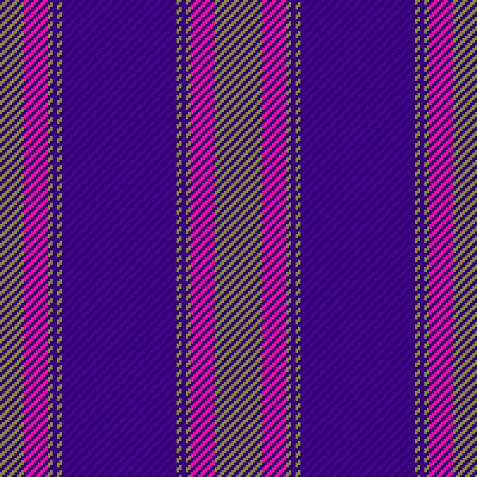 tela de rayas de tela. líneas vectoriales de fondo. patrón textura transparente vertical. vector