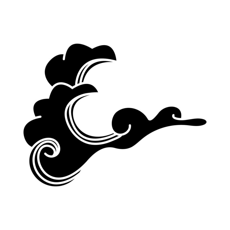 Black clouds of smoke and wave vector