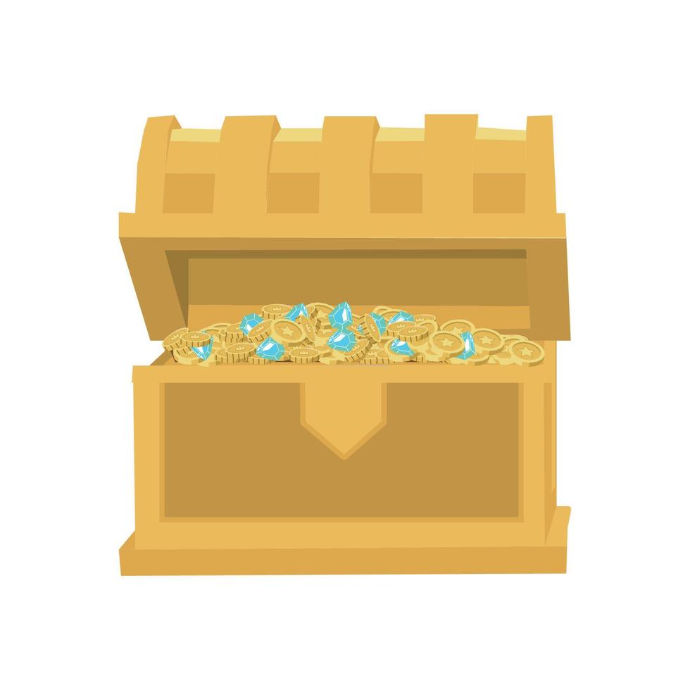 Vector illustration of Treasure Chest