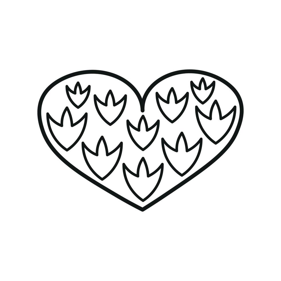 ilustración vectorial de corazón vector